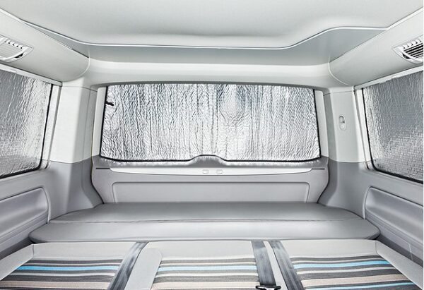 ISOLITE Inside Fenster Heckklappe, VW T5 mit PKW-Verkleidung (auch Beach ab 2011)