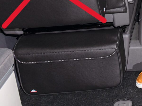 MULTIBOX CarryBag für alle VW T6.1/T6/T5 mit Befestigungssatz, Design „Leder Titanschwarz“