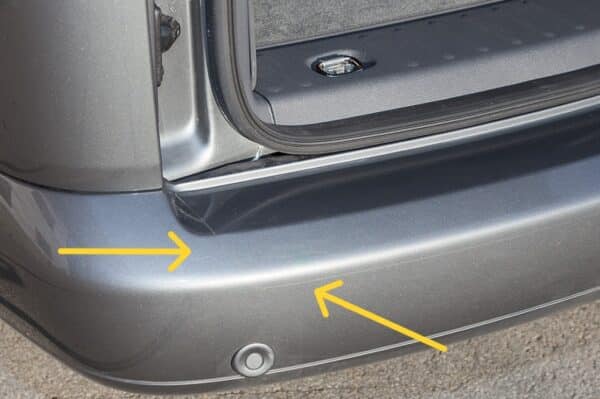 Schutzfolie transparent für lackierte Stoßfänger VW Caddy 4 / 3 (3 ab 2011)