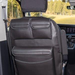 UTILITY mit MULTIBOX Maxi Titanschwarz Fahrerhaussitze VW T6.1/T6/T5 California Beach/Multivan