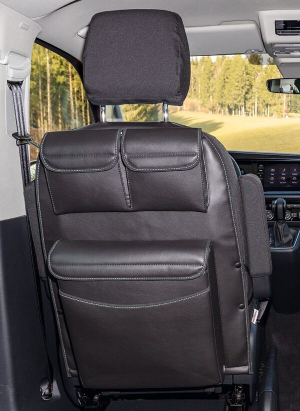 UTILITY mit MULTIBOX Maxi Titanschwarz Fahrerhaussitze VW T6.1/T6/T5 California Beach/Multivan