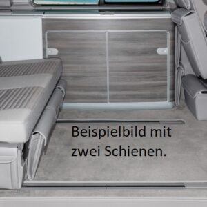 Veloursteppich Palladium 3 Bodenschienen Fahrgastraum, VW T6/T5 California Ocean/Coast/Comfortline