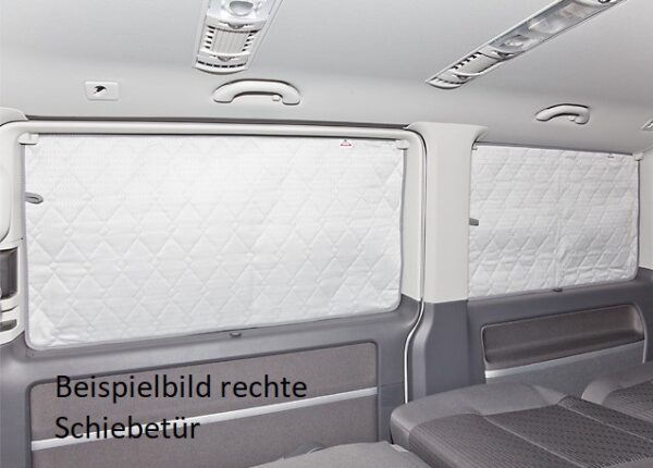 ISOLITE Extreme Schiebefenster/starres Fenster Schiebetür links VW T6.1/T6 /T5 (ab 2010 mit Vollverkleidung)