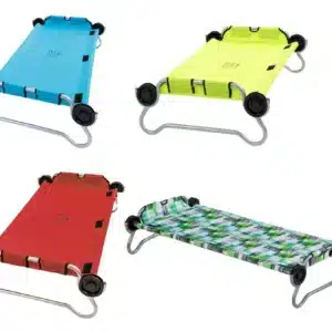 Kid-O-Bed Feldbett Campingbett runder Rahmen Disc-O-Bed in 4 Farben